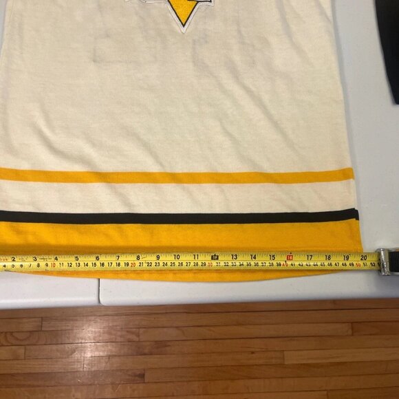 VTG Pittsburgh Penguins Rick Kehoe #17 Sandow Sporting Knit Hockey Jersey Medium - Picture 7 of 16